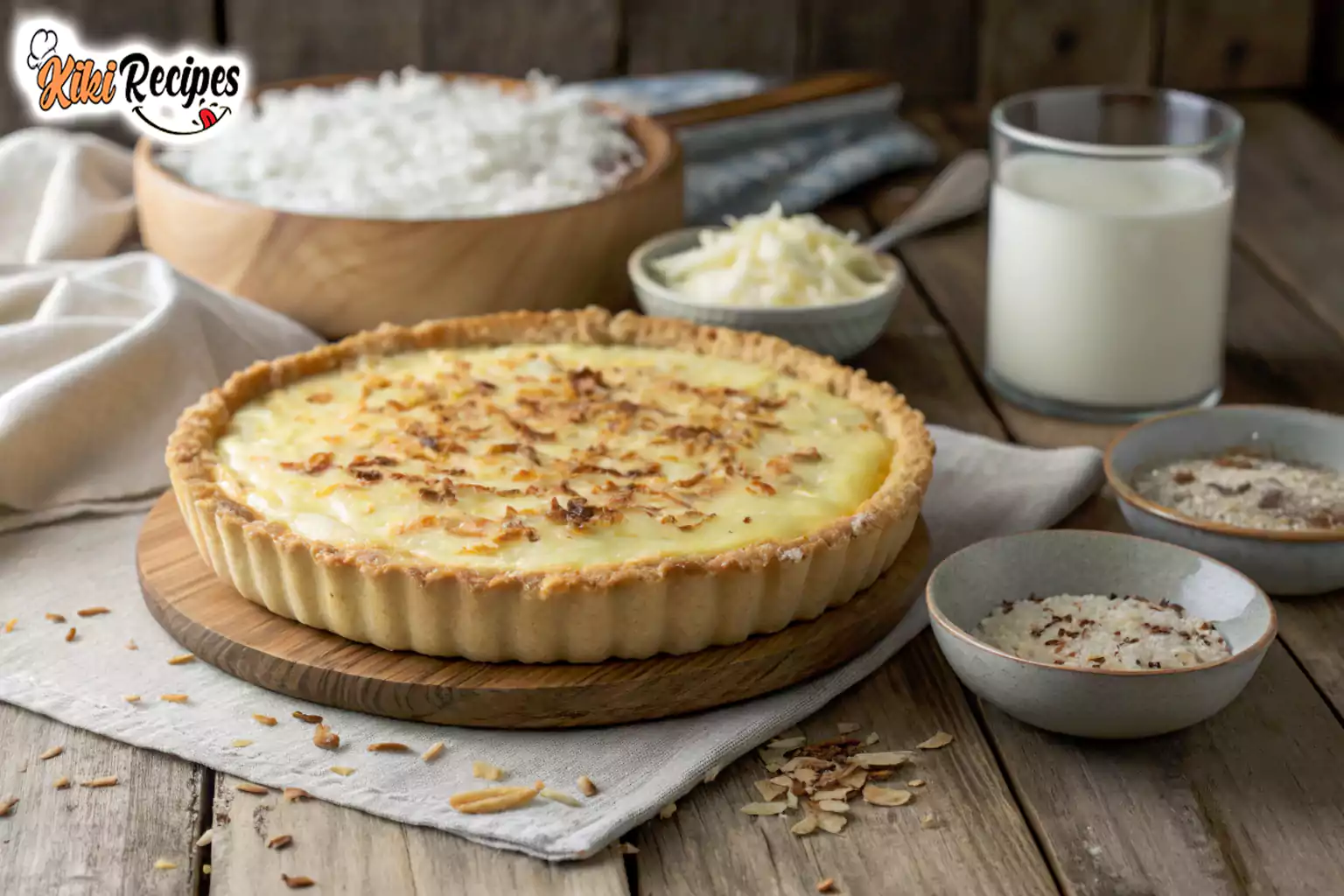 Coconut Custard Pie Recipe