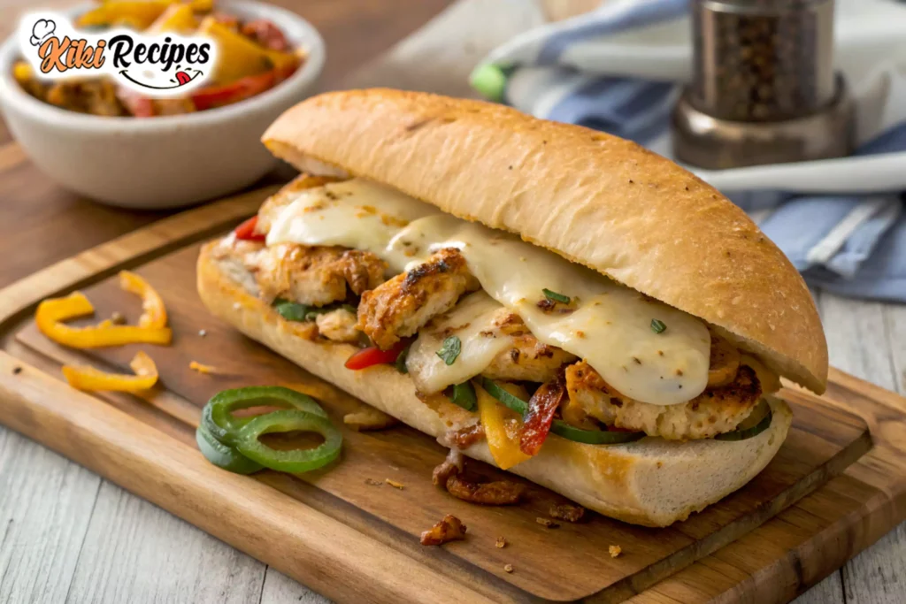 Chicken Cheese Steak Recipe