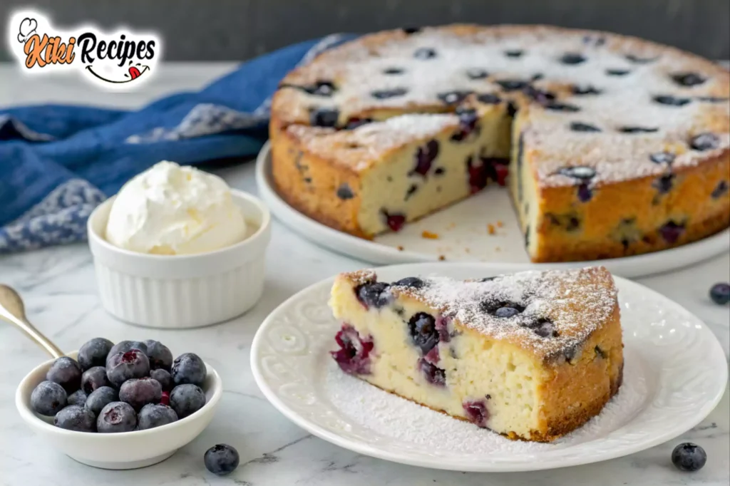 Blueberry Cake Recipe with Ricotta Cheese