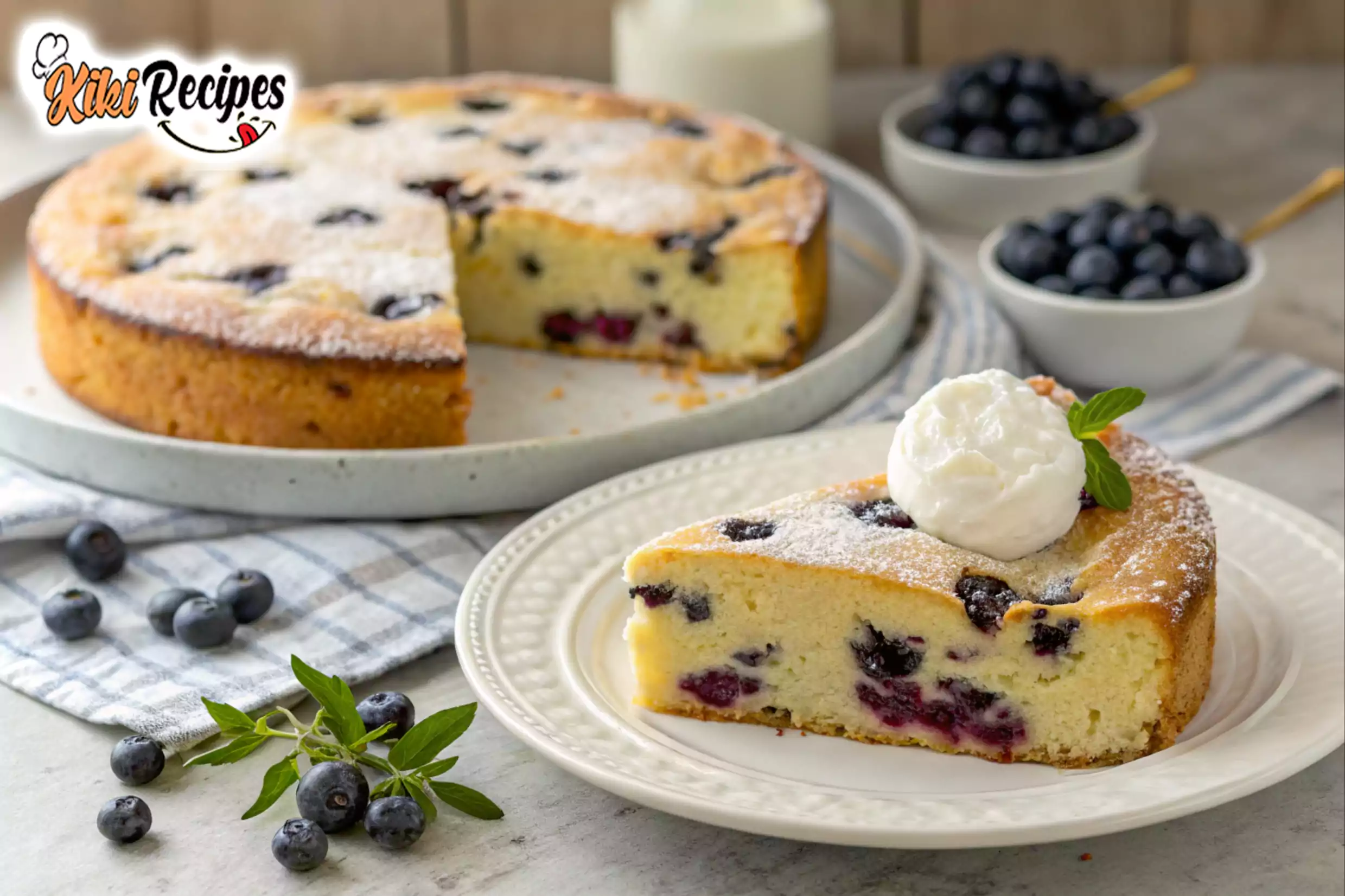 Blueberry Cake Recipe with Ricotta Cheese