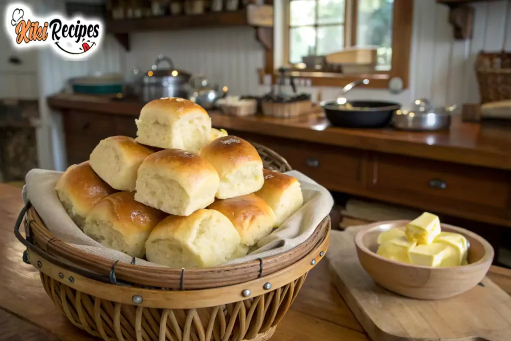 Old-fashioned yeast rolls recipe