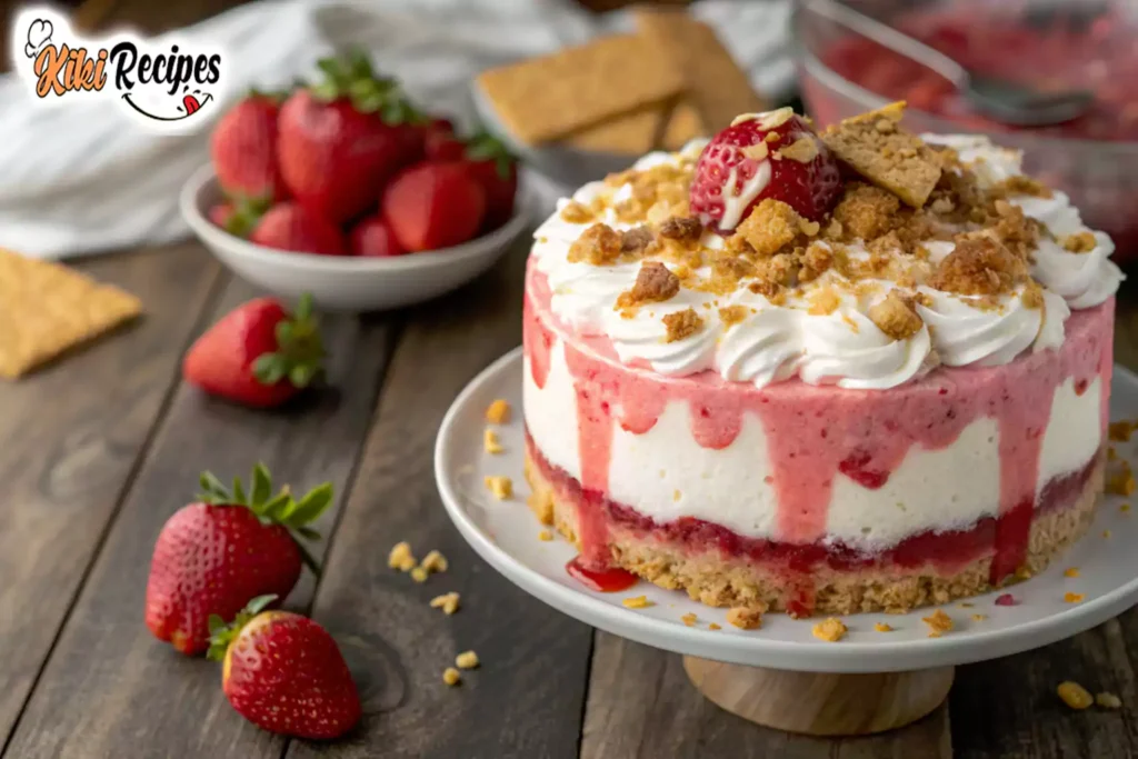 Strawberry Crunch Cake Recipe