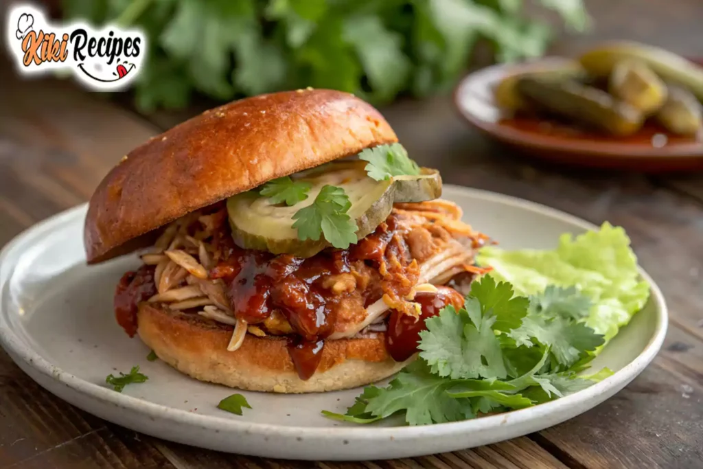 BBQ chicken sandwich recipe