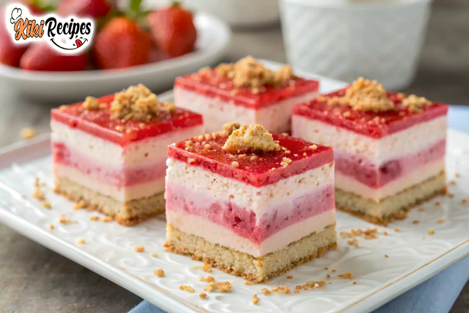 Strawberry Crunch Cake Recipe