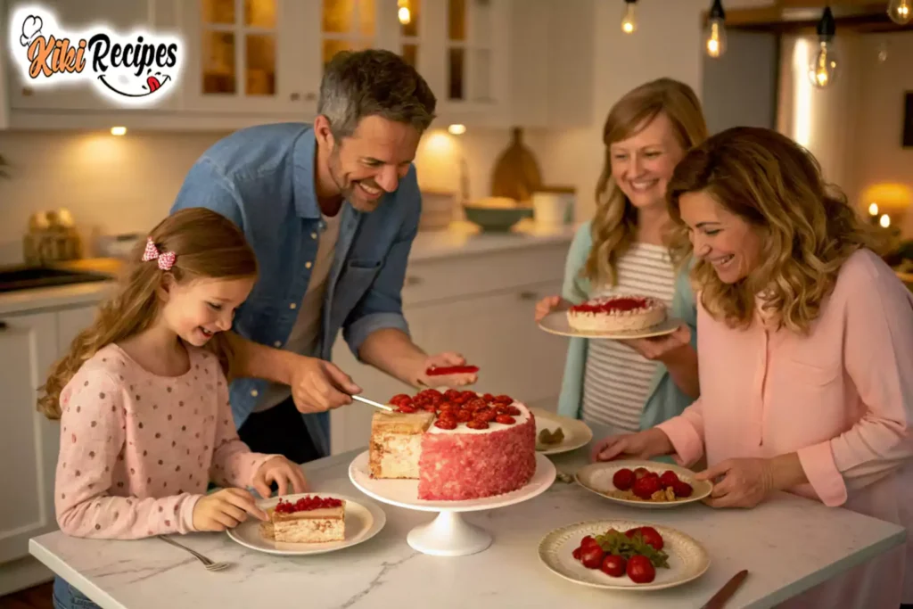 Strawberry Crunch Cake Recipe