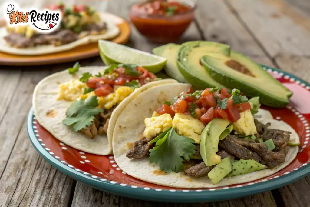 Carnitas breakfast recipe with eggs