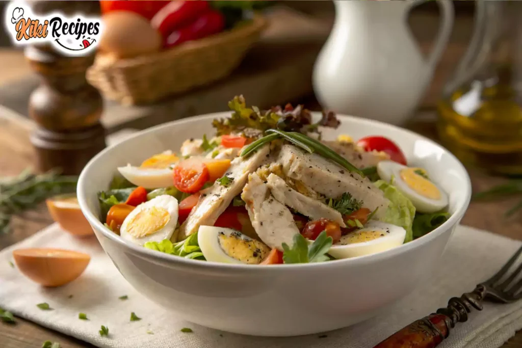 Chicken Salad Recipe with Eggs