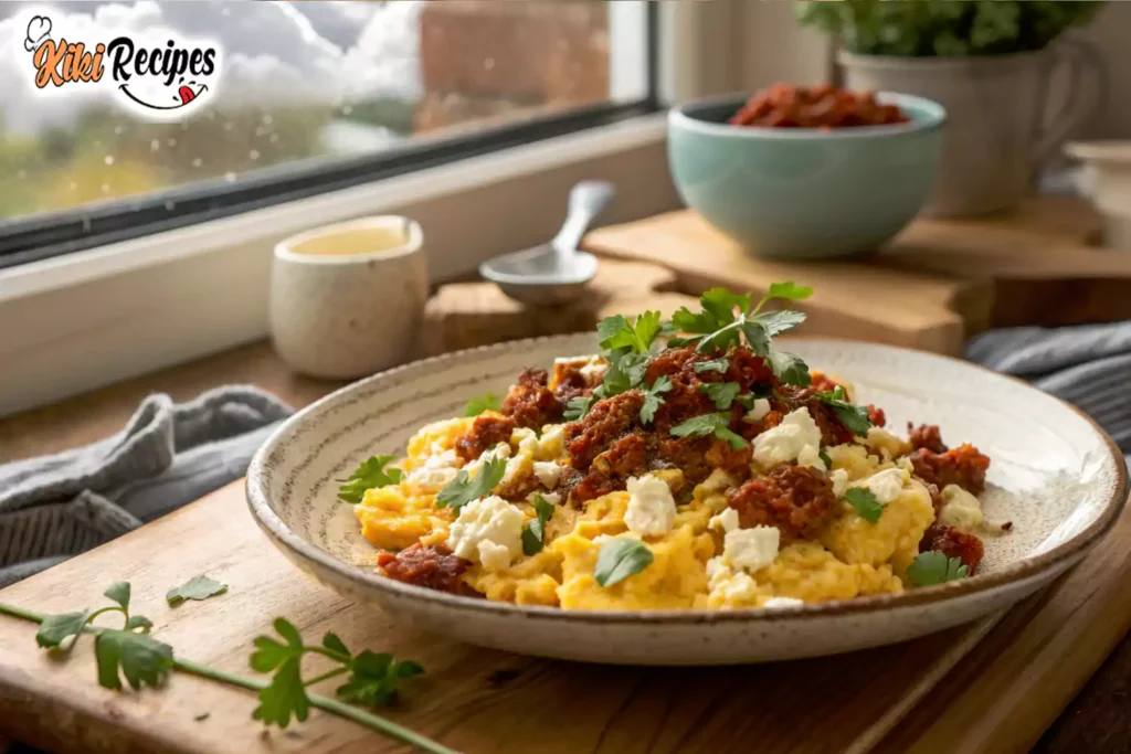 Chorizo and eggs recipe