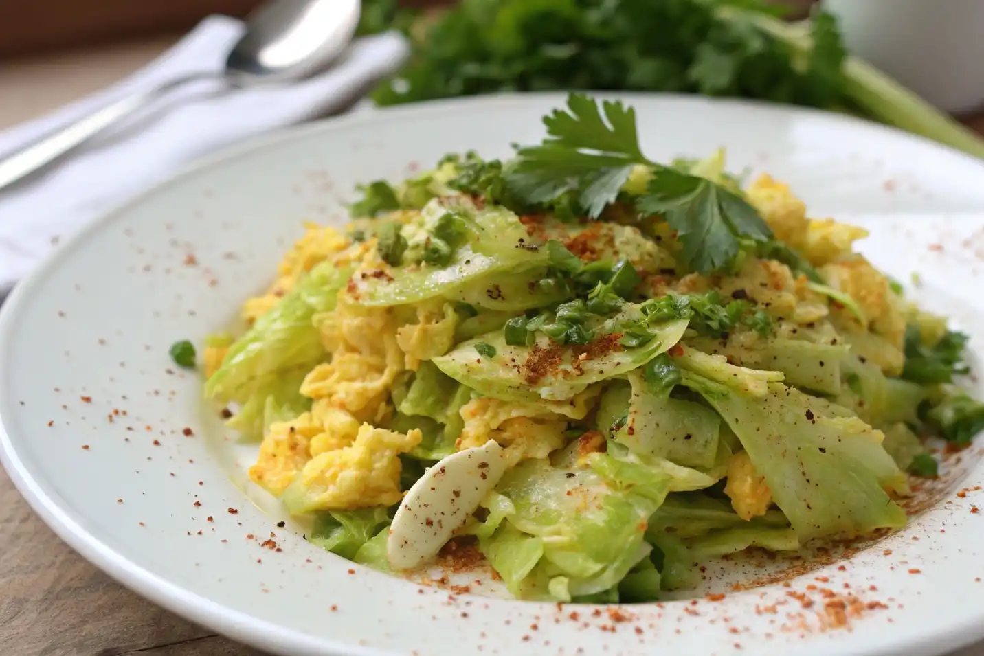 Cabbage and Egg Recipe