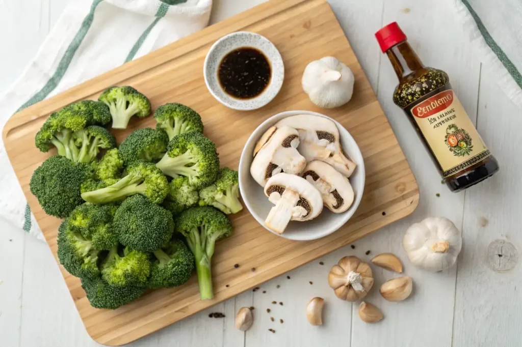 Broccoli and mushroom recipe