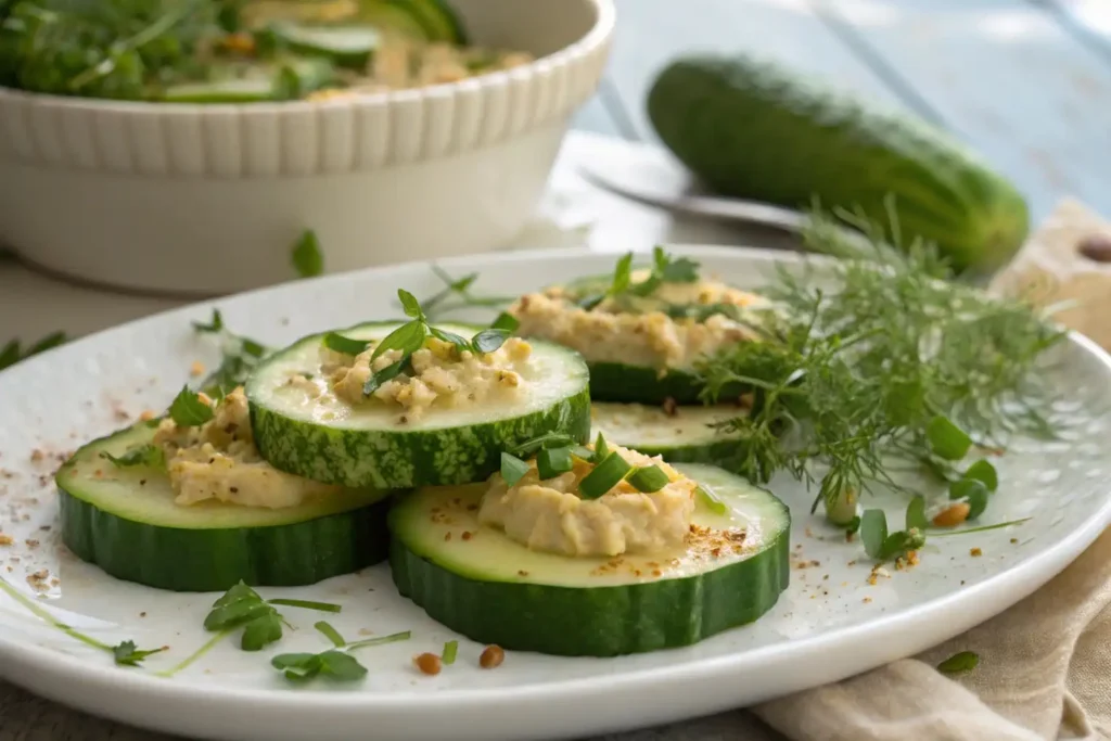 Cucumber recipes for a healthy snack