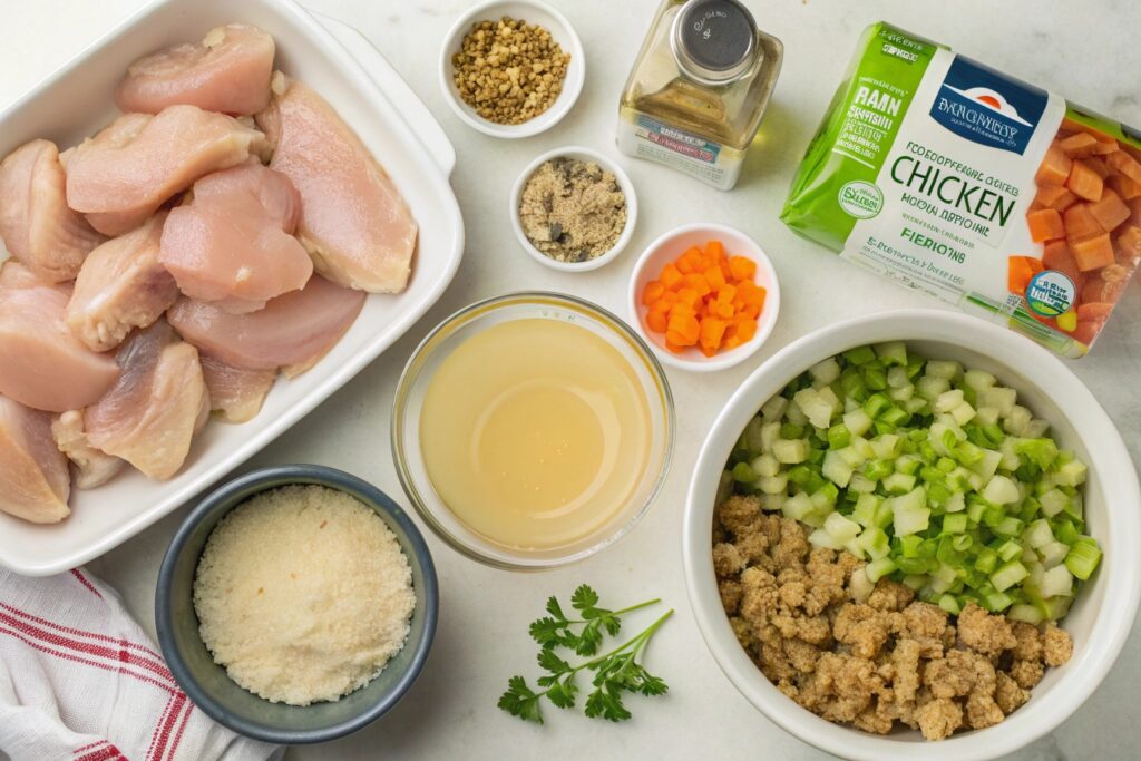 Crockpot chicken and stuffing recipe